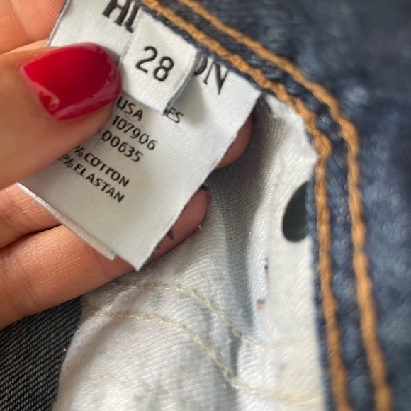 Hudson Jeans Dark Blue Denim Size 28 - Picture 5 of 8